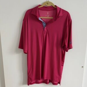 Men's Red/Pink Polo Shirt